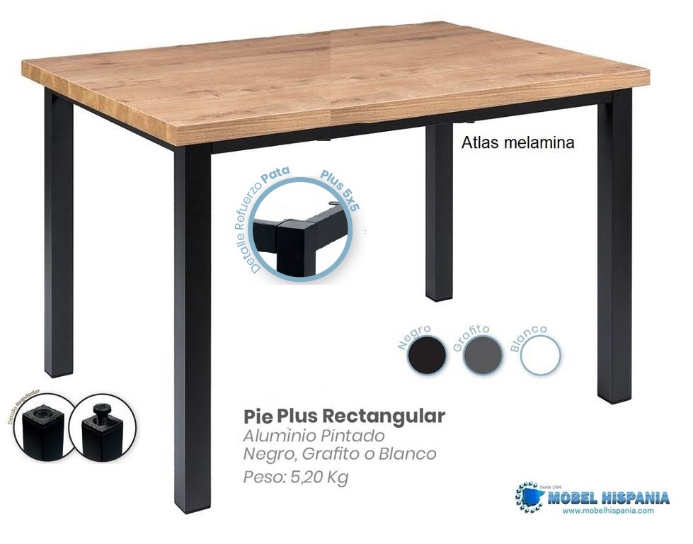 277-mesa-alu-grafito-melamina-r 277 mesa alu grafito melamina r