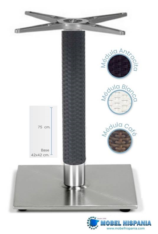 9555 pie mesa aluminio medula antracita 1