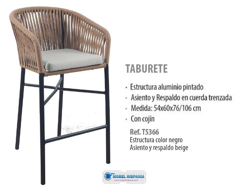 T5366 taburete beige 1