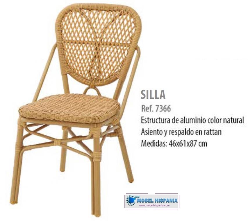 7366 silla aluminio