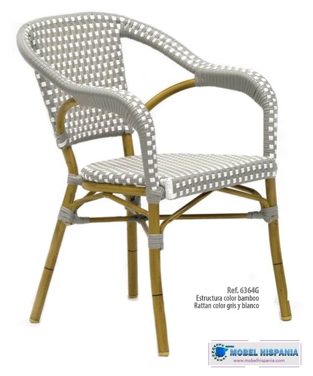 6364 sillon gris blanco1