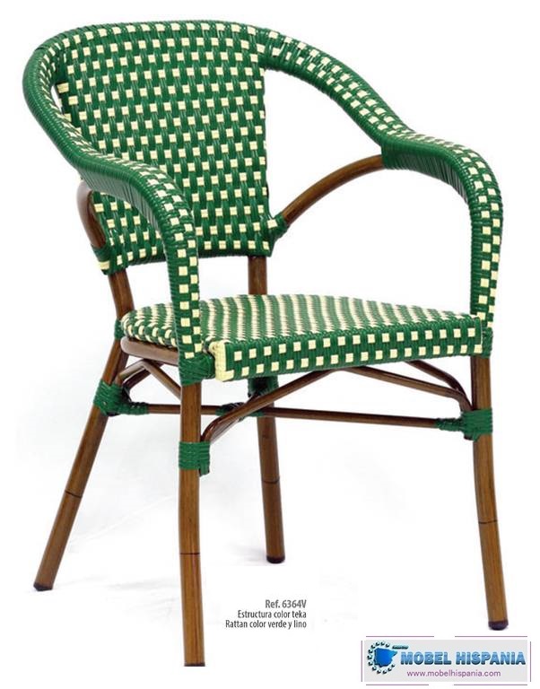 6364 sillon verde lino1