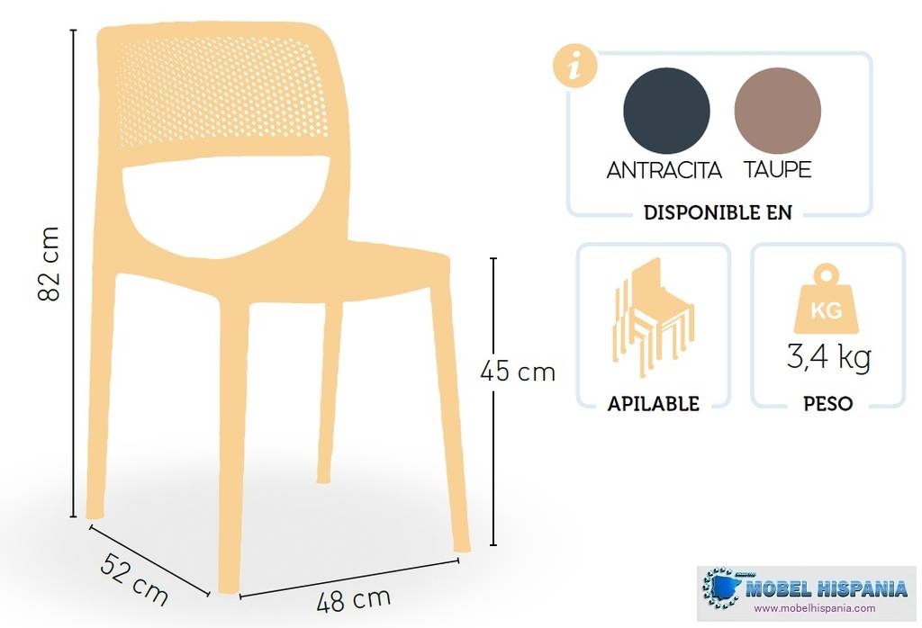 islantilla silla polipropileno
