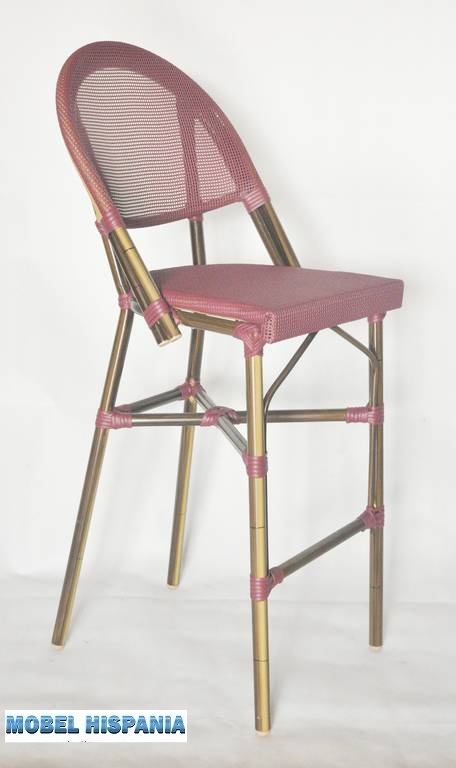 Flandes taburete burdeos