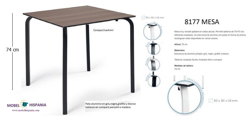 8177 mesa negra compact nogal 1