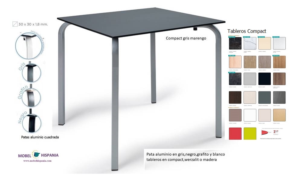 8177 mesa gris compact gris