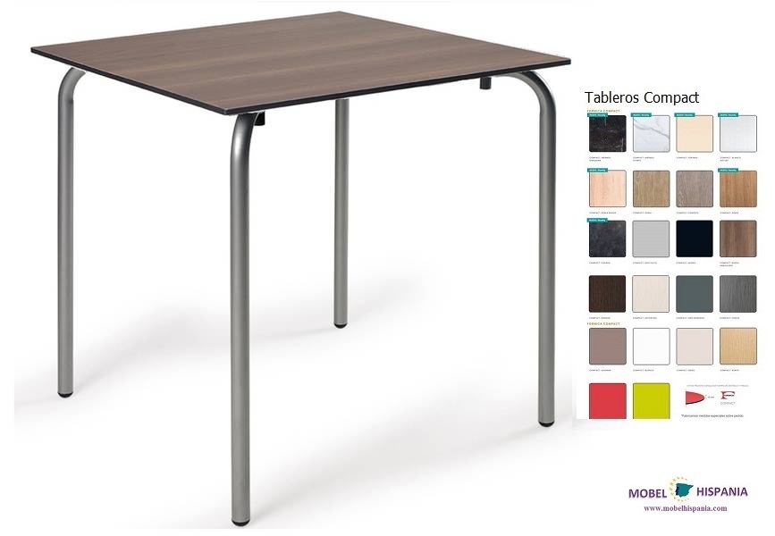 8277 mesa gris compact nogal