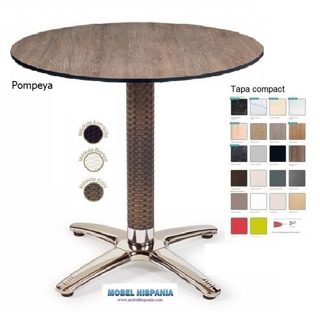 9607 mesa alu cafe compact pompeya