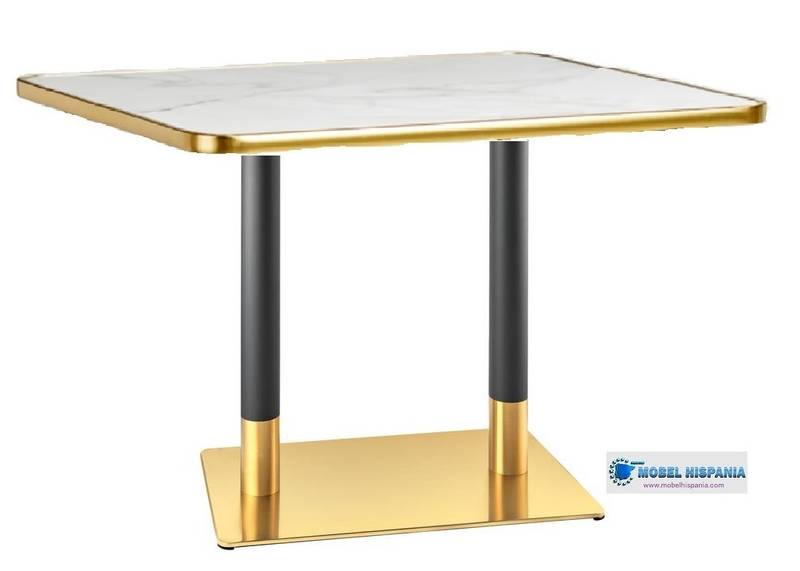 DA A024 pie doble dorado negro 1 1