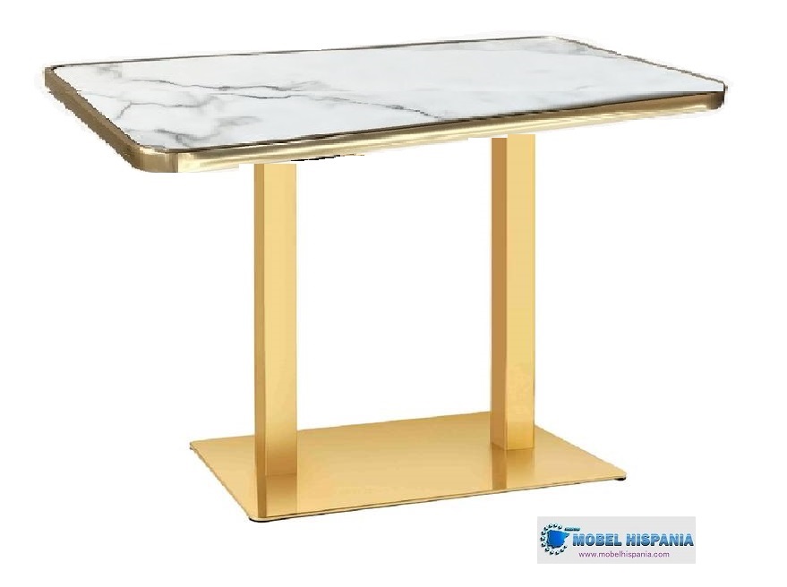 DA A012 Mesa doble dorada