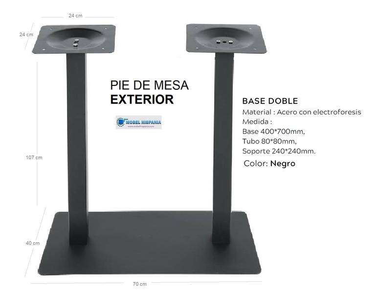 E B010 pie doble exterior 1