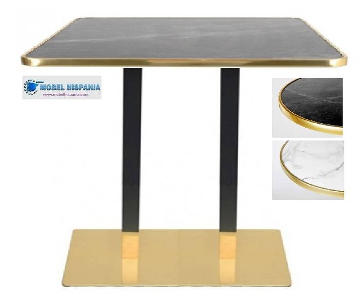 DA A024 pie doble dorado negro3 1