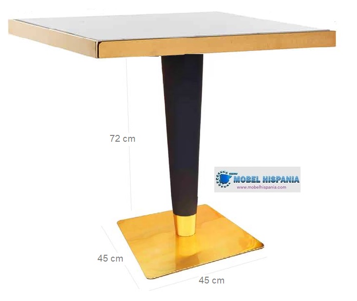 DA A027 pie dorado negro 2