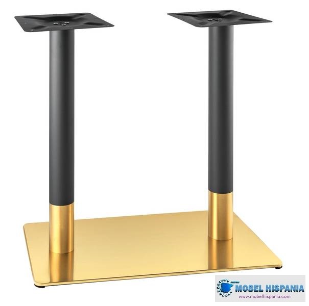 DA A024 pie doble dorado negro w