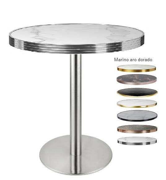 DA A001 mesa inox melamina 5