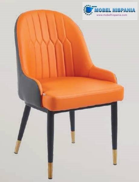 MAJO sillon naranja gris
