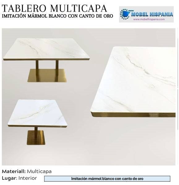 Tableros multicapa marmol blanco 10