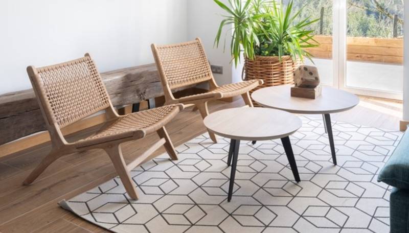 RELAX Silla baja teka 7