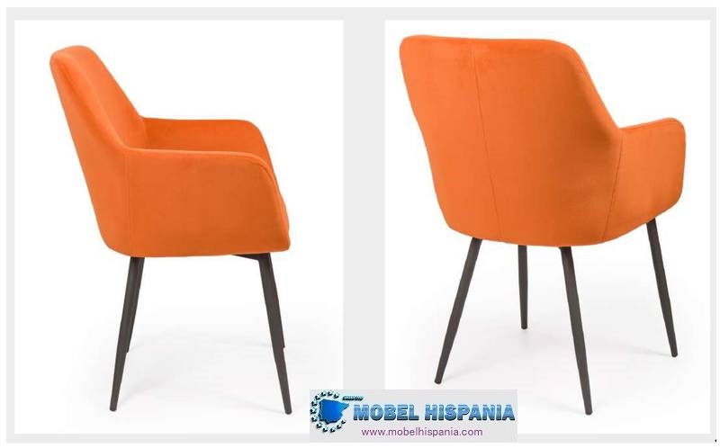 8081 sillon tapizado terracota 3