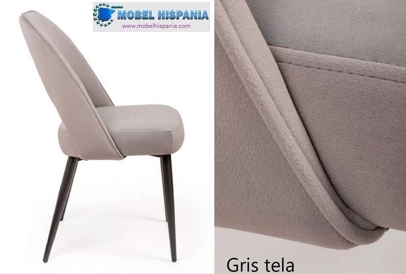 8080 Sillas tapizadas gris 1