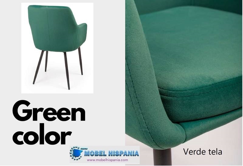 8081 sillon tapizado verde