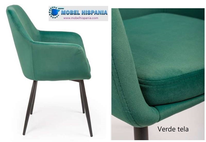 8081 sillon tapizado verde 2