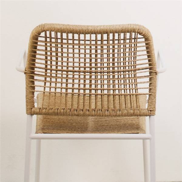 LUCCA silla acero blanco natural 2