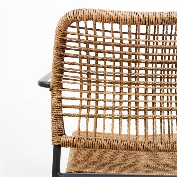 LUCCA silla acero gris miel 3