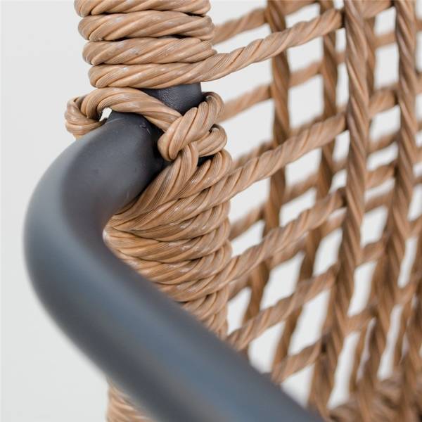 LUCCA silla acero gris miel 5