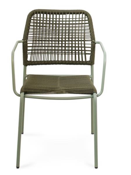 LUCCA silla acero verde 1