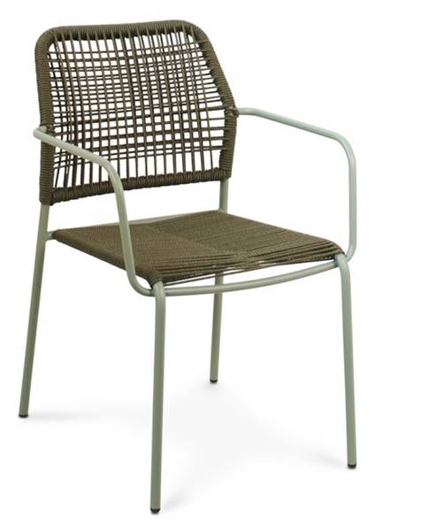 LUCCA silla acero verde