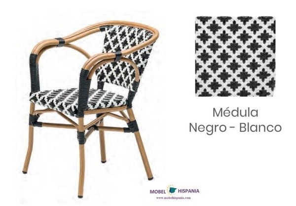 5959 sillon roble natural medula negro y blanco 1