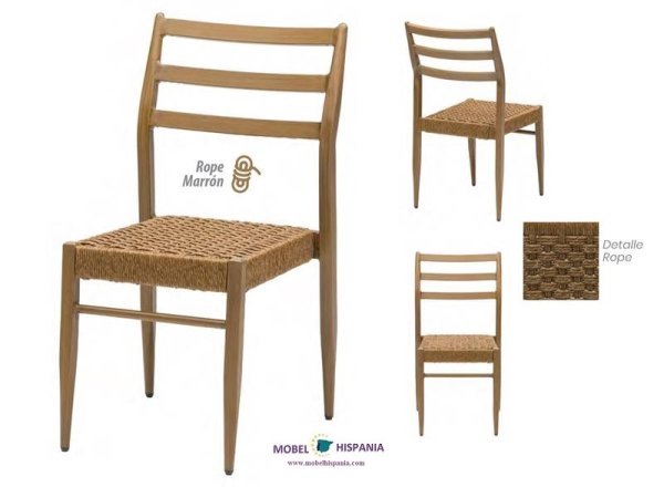4086 silla nogal claro cuerda marron 1