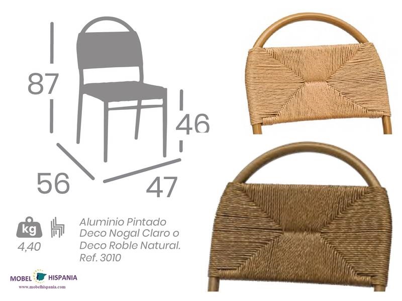 3010 silla roble natural m
