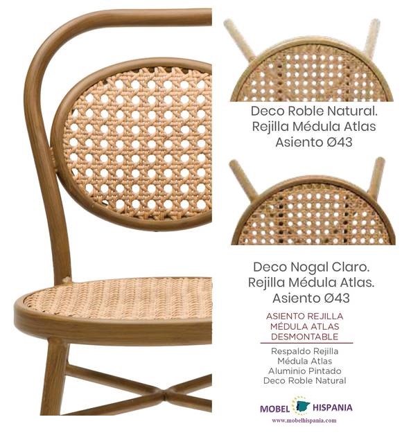 4080 silla roble natural rejilla medula crema 3