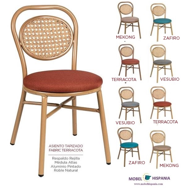 4080 silla roble natural tapizado 1