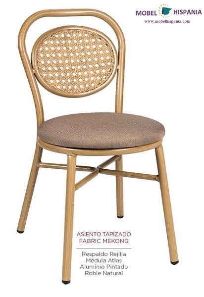 4080 silla roble natural tapizado mekong