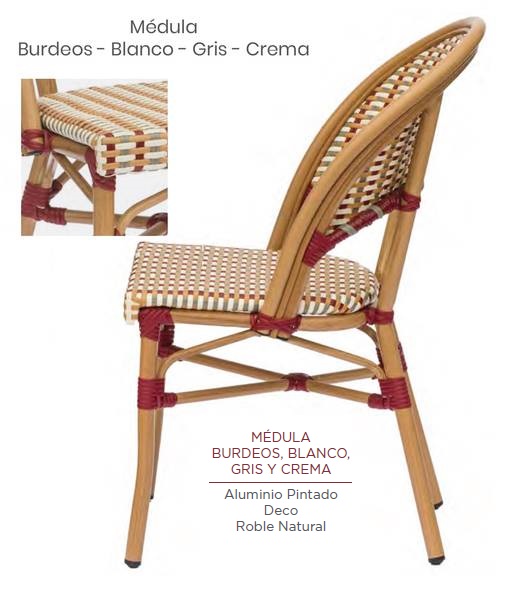 LOUVRE silla roble natural medula budeos 2