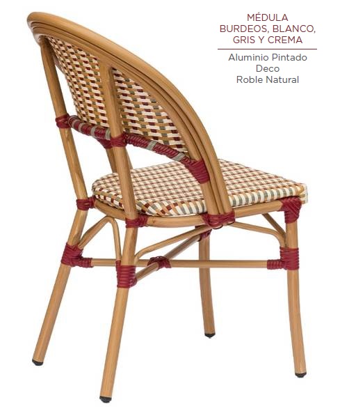 LOUVRE silla roble natural medula budeos 4