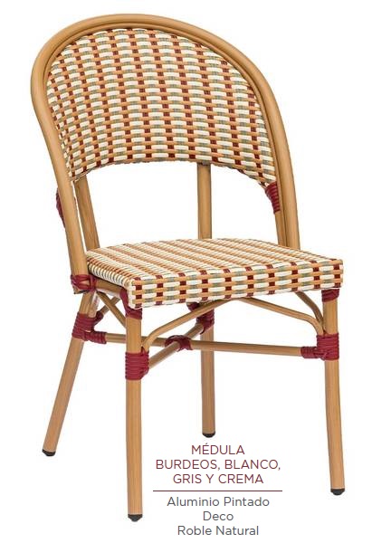 LOUVRE silla roble natural medula budeos