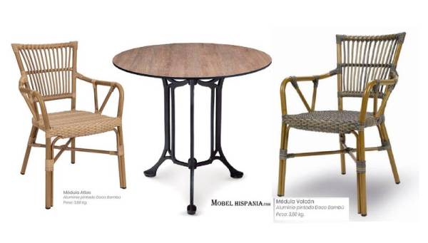 4192 sillon aluminio bambu 1