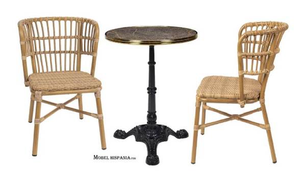 4093 Silla aluminio bambu 5