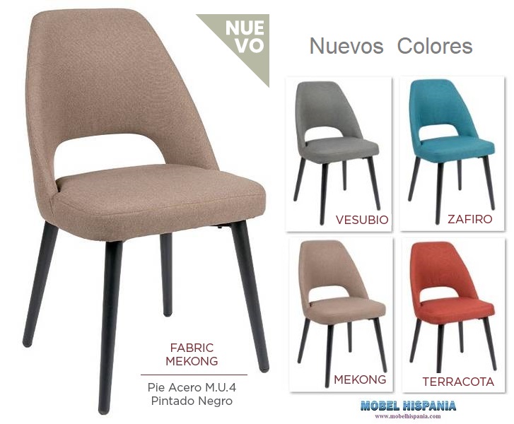 6031 silla negro tapizado mekong 1