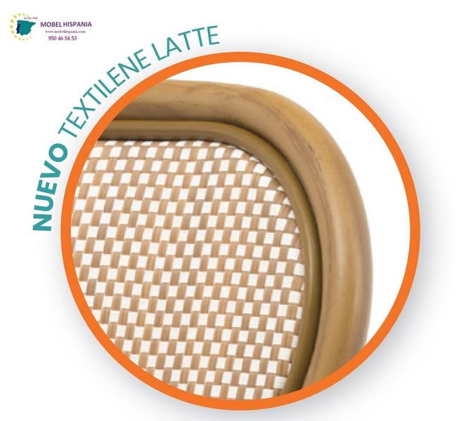 178 Silla aluminio bambu asiento laminado roble 1