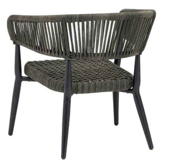 3700 Sofa negro cuerda gris 1