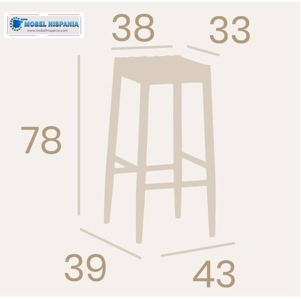 3400 Taburete aluminio cuerda4