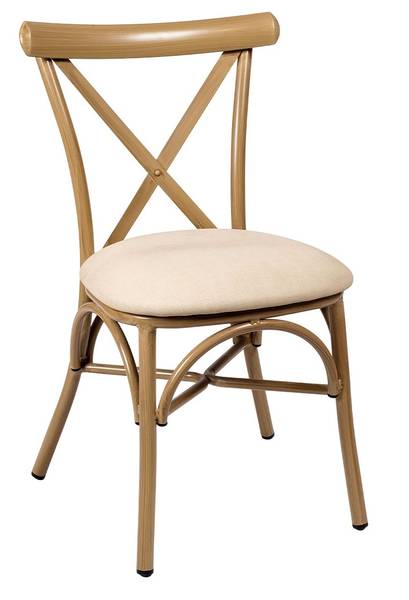 163 silla roble natural tapizado arena