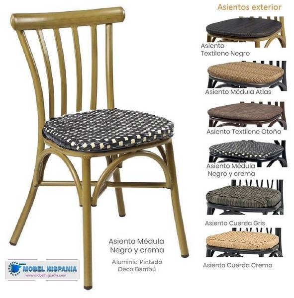 164 Silla Deco Bambu medula