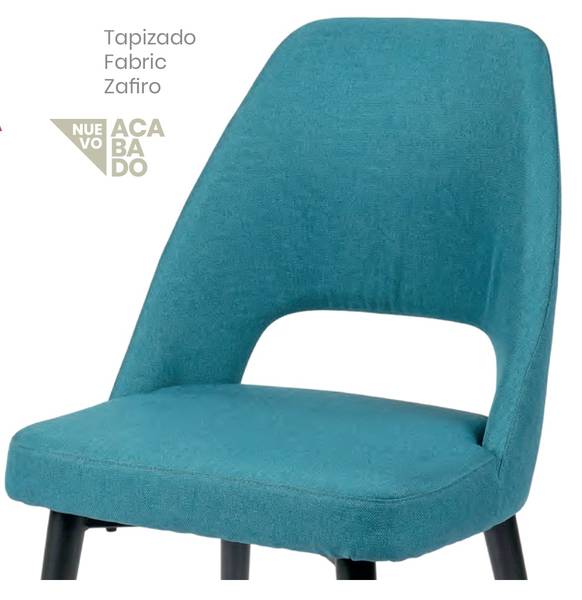 6031 silla negro tapizado zafiro 5