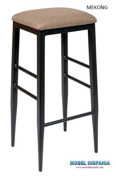 4591 banqueta negro tapizado Mekong